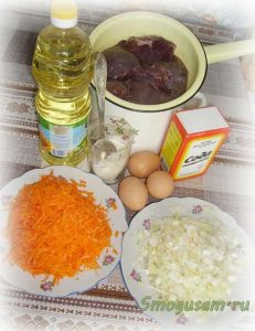ингридеенты печеночного торта